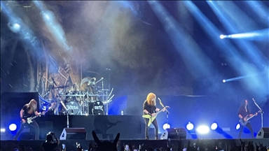 ABD'li metal grubu Megadeth, İstanbul'da konser verdi