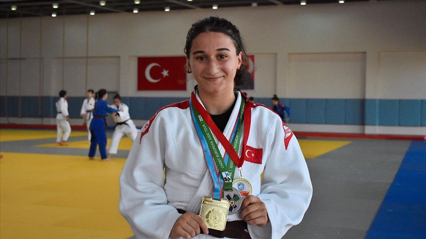 Yetenek taramasında keşfedilen milli judocu Yağmur, gözünü Avrupa şampiyonluğuna dikti