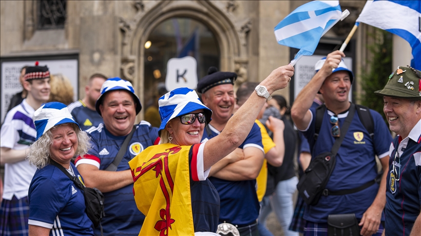 EURO 2024: Desetine hiljada škotskih navijača stiglo u Njemačku