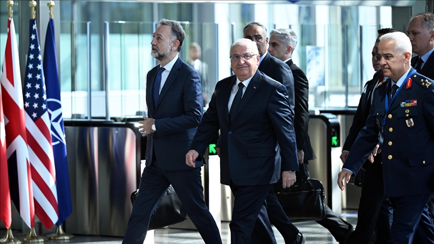 Turkish national defense minister meets counterparts at NATO meeting in Brussels Turkish national defense minister meets counterparts at NATO meeting in Brussels