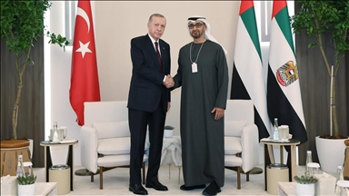 أردوغان وابن زايد يبحثان العلاقات الثنائية وملفات إقليمية ودولية 