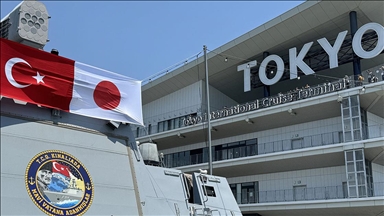 Türk-Japon ilişkilerinin 100. yılında Tokyo'ya gelen TCG Kınalıada ziyarete açıldı