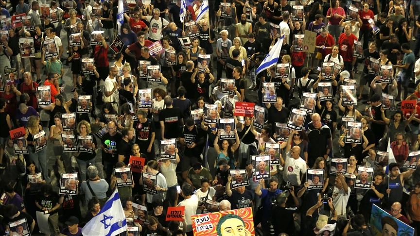 Hundreds of protesters in Israel slam government for ignoring northern residents Hundreds of protesters in Israel slam government for ignoring northern residents