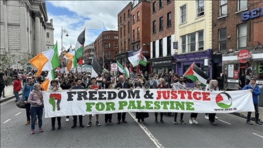 أيرلندا.. مظاهرة تطالب بوقف التجارة مع إسرائيل
