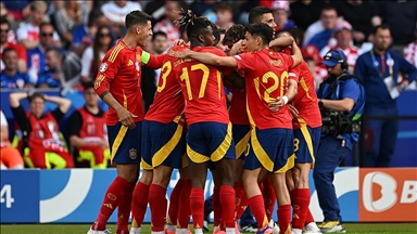Spain defeat Croatia 3-0 in Group B game at EURO 2024