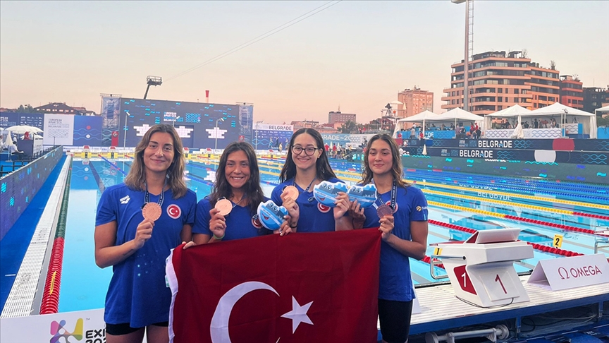 Genç yüzme milli takımı, Avrupa üçüncüsü oldu 