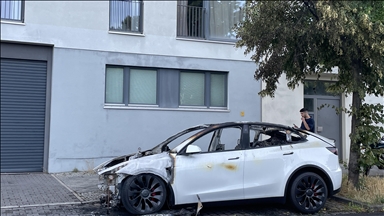Tesla cars set on fire in Berlin after threats by far-left group