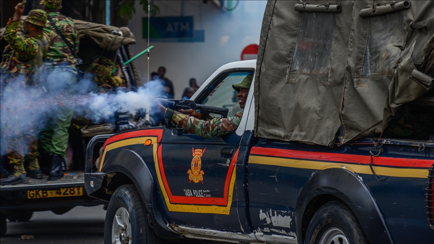 Police teargas schoolgirls as Kenyans in Mombasa protest tax hikes in Finance Bill