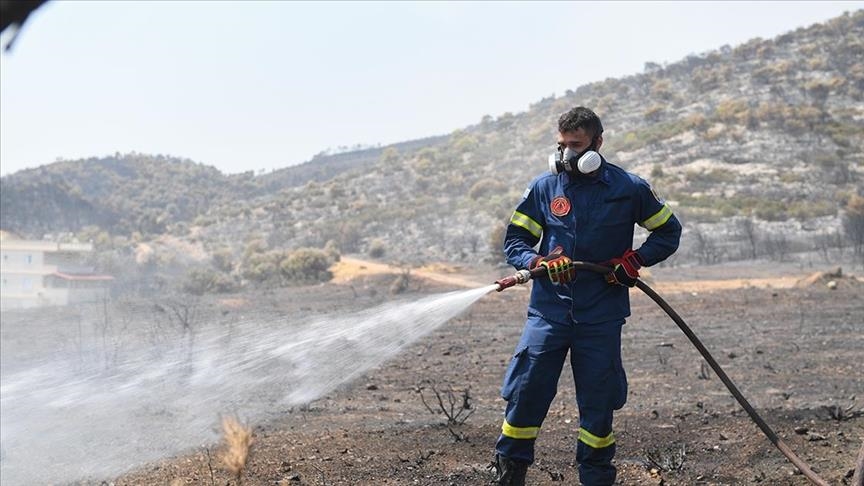 Fire breaks out in eastern Attica region of Greece