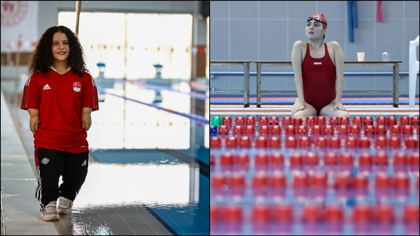 Para milli yüzücüler Elif İldem ile Meryem Nur Tunuğ, Paris 2024'e kota aldı