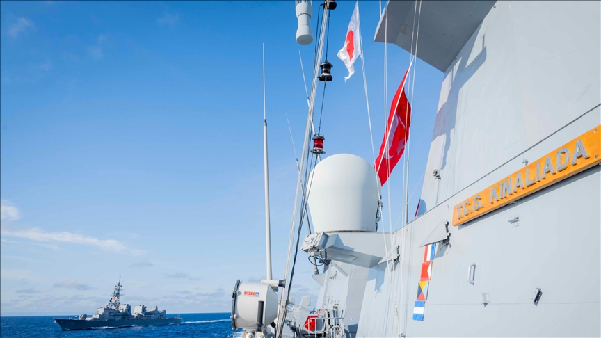 Türkiye's TCG Kinaliada corvette, Japan’s destroyer conduct joint training
