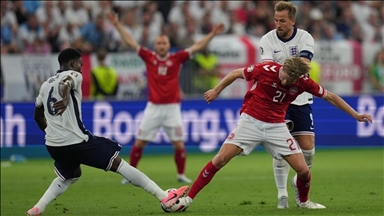 Foot / Euro 2024 : l'Angleterre tenue en échec contre le Danemark (1-1)