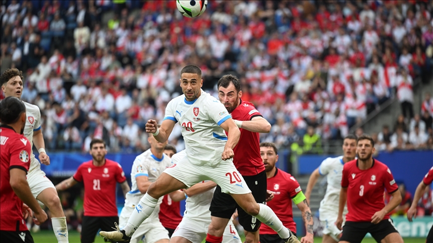 Czech Republic's Patrik Schick scores against Georgia at EURO 2024 to secure 1-1 draw