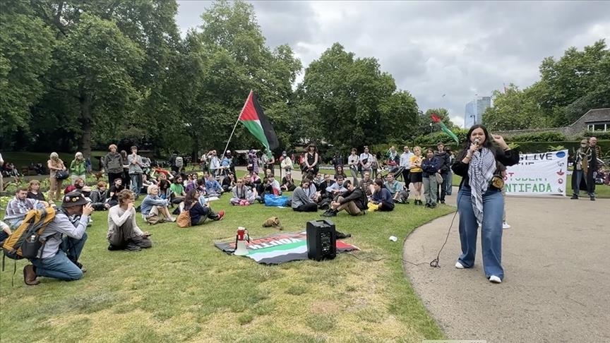 Pro-Palestine activists in London vow to keep protesting until ‘genocide ends’ in Gaza Pro-Palestine activists in London vow to keep protesting until ‘genocide ends’ in Gaza