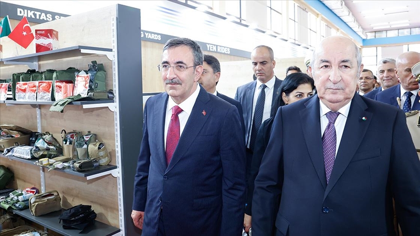 Cumhurbaşkanı Yardımcısı Yılmaz, 55. Uluslararası Cezayir Fuarı'nın açılışına katıldı