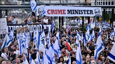 Israelíes en Tel Aviv exigen dimisión del Gobierno, elecciones anticipadas e intercambio de prisioneros