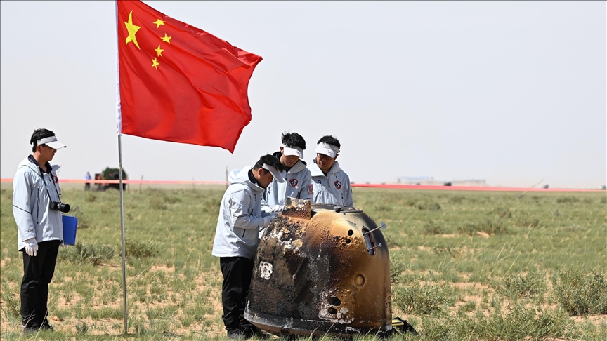 China’s lunar mission, carrying world's 1st cargo from Moon’s far side, returns home