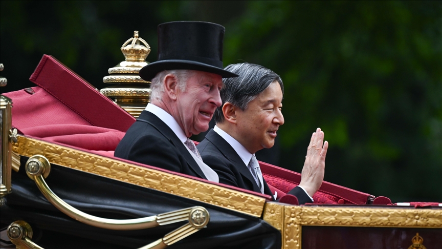 Japanese emperor, empress start state visit to UK