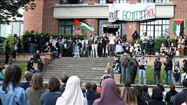 Police break up pro-Palestine demonstration on Belgian university campus