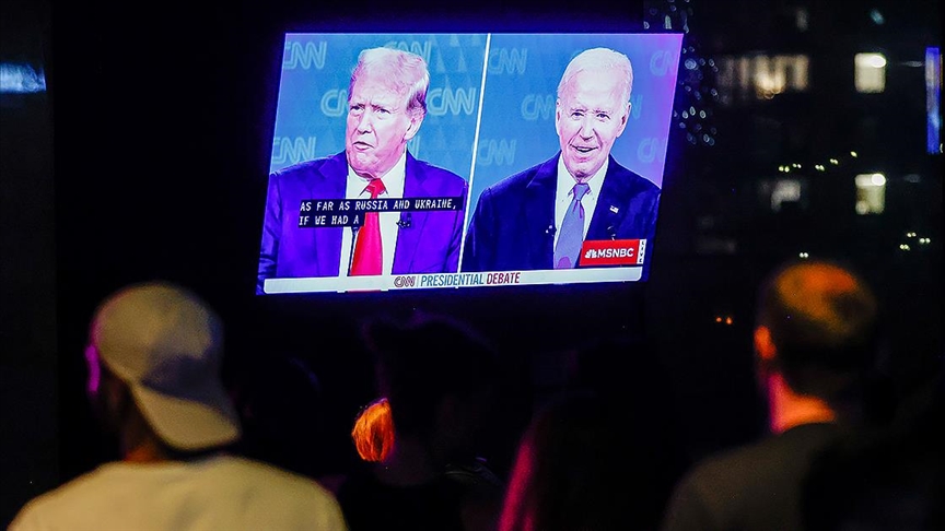 Anket: ABD'lilerin yüzde 67'si Biden-Trump tartışmasında Trump'ı başarılı buldu