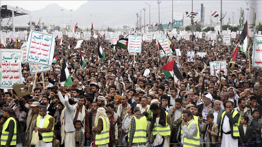 Thousands rally in Morocco, Yemen, Tunisia in solidarity with Gaza