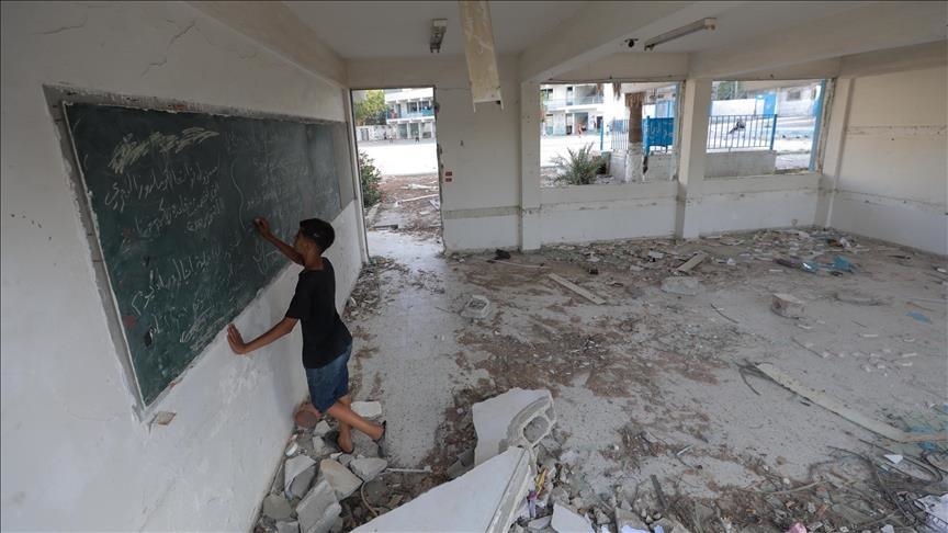 Over 625,000 Palestinian children deprived of education in Gaza: UN