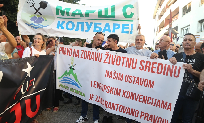 Srbija: Brojni građani protestovali protiv Rio Tinta i projekta "Jadar" za iskopavanje litijuma