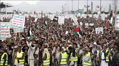 Thousands rally in Morocco, Yemen in solidarity with Gaza