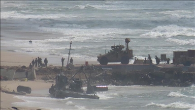 Gaza pier removed due to 'sea states': Pentagon