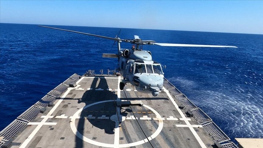Turkish Frigate TCG Gemlik conducts drills off Libya coast Turkish Frigate TCG Gemlik conducts drills off Libya coast