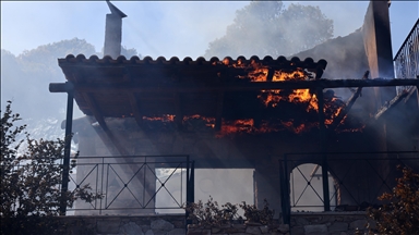 Grèce: un feu de forêt se déclare à proximité des habitations près d'Athènes