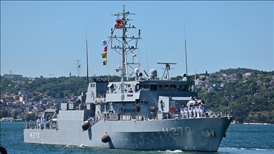 Mayın tehlikesine karşı görev yapacak gemiler Karadeniz'e açıldı 