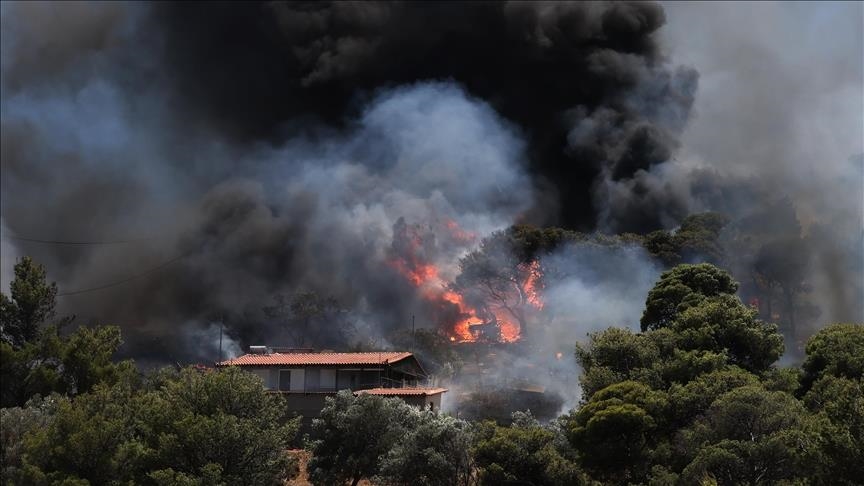 Greece remains on alert as extreme weather prompts wildfires, expected to bring storms