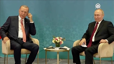 Serokomar Erdogan bi Serokê Dewleta Rûsyayê Putîn ra hat bal hev