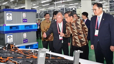 Indonesia opens Southeast Asia's 'first and largest" EV battery plant