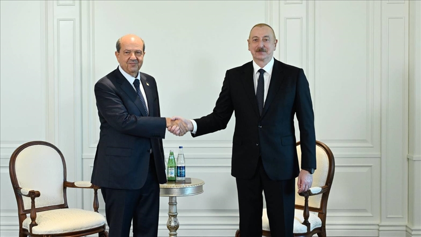 Northern Cyprus, Azerbaijan presidents meet in Shusha city of liberated Karabakh