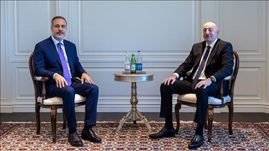 Azerbaijani president, Turkish foreign minister discuss relations with Armenia
