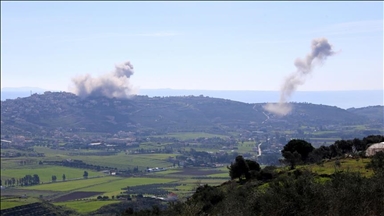 حريق بمستوطنة كريات شمونة جراء سقوط صاروخ من لبنان 