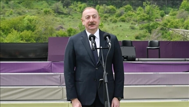 Президент Азербайджана принял участие в открытии двух отелей и заложил фундамент Конгресс-центра в Ханкенди