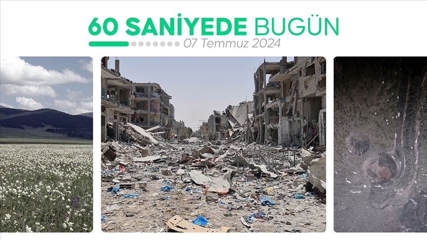 60 saniyede bugün (07 Temmuz 2024)