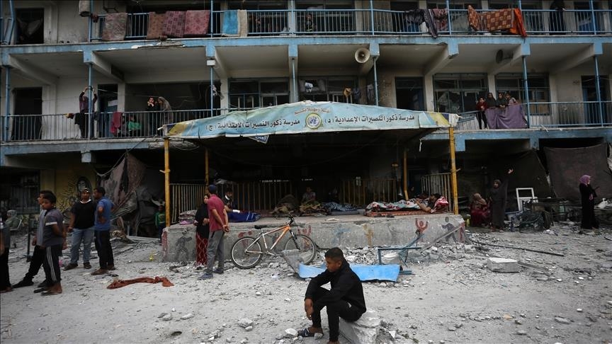 Hamas condemns Israel’s targeting school sheltering displaced Palestinians in Gaza