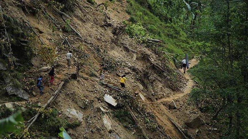 Сход оползня на индонезийском острове Сулавеси унес жизни 11 человек