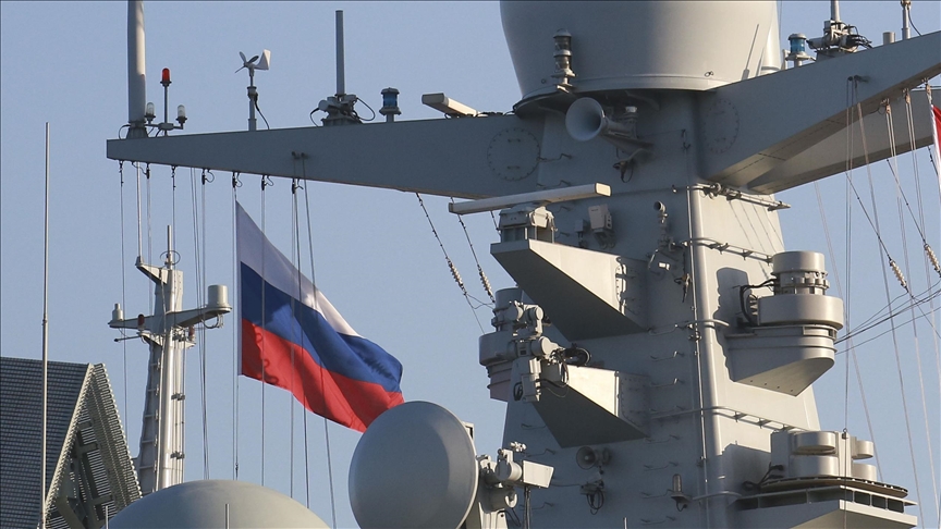 Russia conducts naval training to repel drone attacks