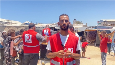Türk Kızılayın Filistin'deki yerel personeli Abdullah, Gazze'deki zorlukları anlattı
