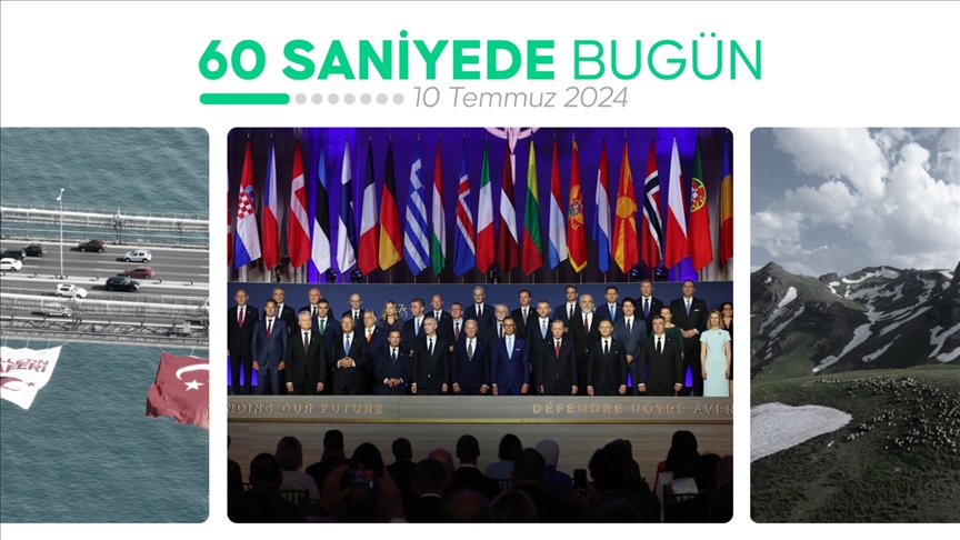 60 saniyede bugün (10 Temmuz 2024)