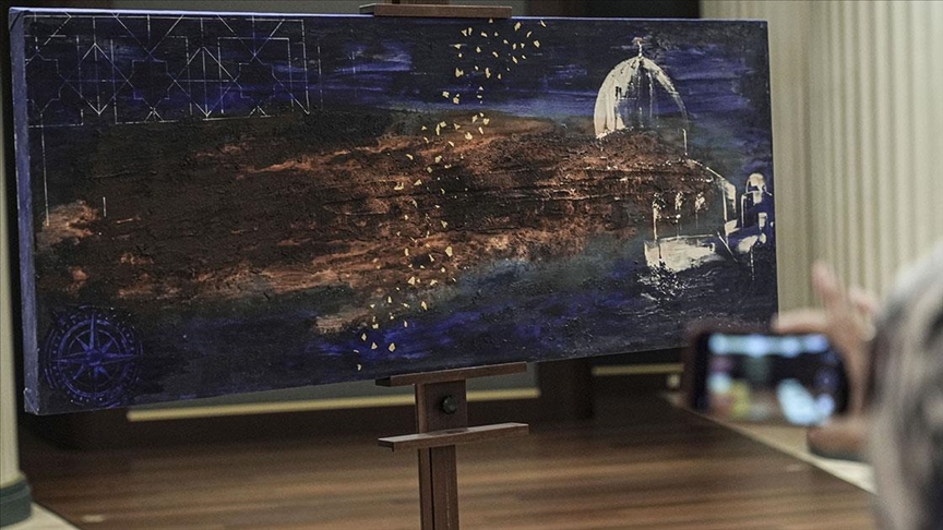 Filistin temalı "Umudun Tezahürü" resim sergisi sanatseverlerle buluştu