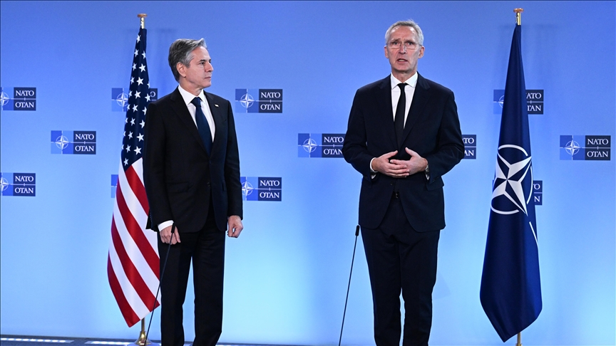 Blinken, Stoltenberg discuss NATO membership 'bridge' for Ukraine