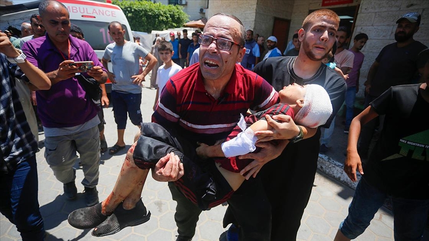 İsrail ordusunun Gazze'ye yönelik saldırıları gece boyunca devam etti