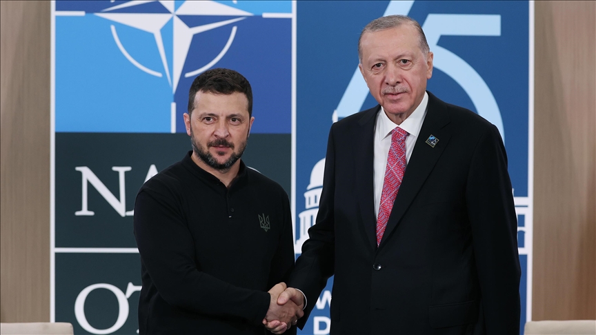 Президент Эрдоган встретился в Владимиром Зеленским