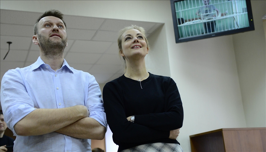 Russia puts wife of opposition politician Alexey Navalny, Yulia, on list of extremists and terrorists